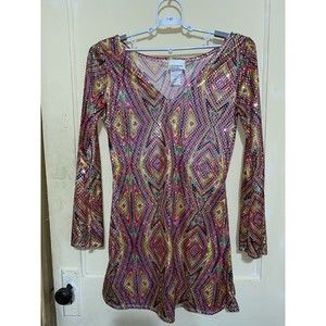 California Costume Collections Disco Dolly Sparkle Dress Women Size Medium